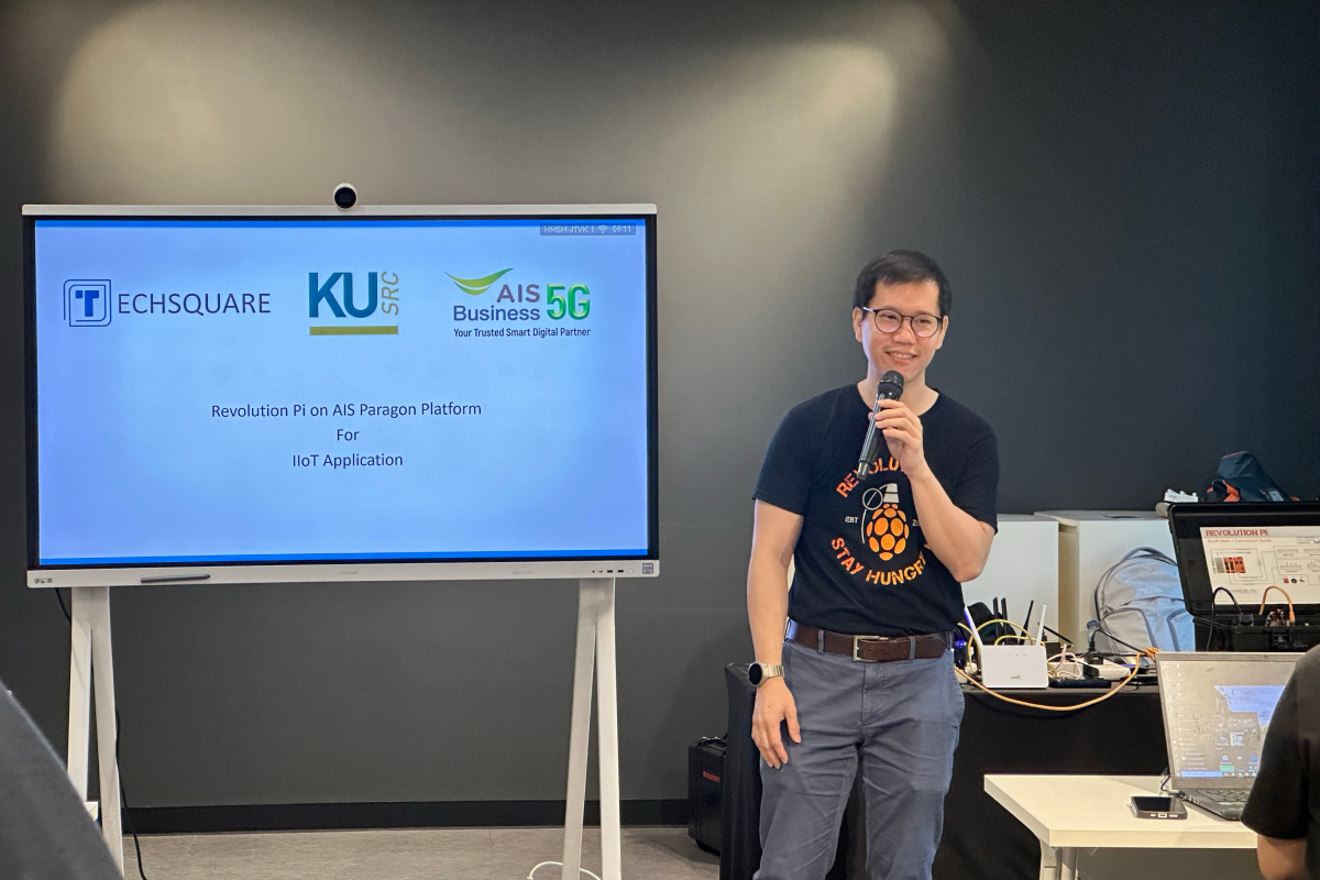 AIS EEC: Workshop “การประยุกต์ใช้งาน Revolution Pi สำหรับ IIoT บน AIS Paragon Platform” 