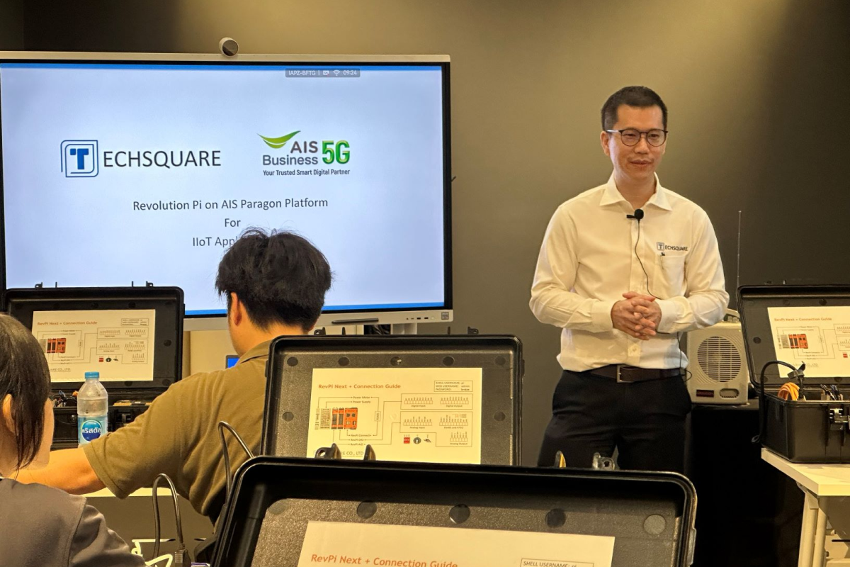 AIS Business ร่วมกับพันธมิตรด้านอุตสาหกรรม จัดฝึกอบรมเชิงปฏิบัติการ “การประยุกต์ใช้งาน Revolution Pi สำหรับ IIoT บน AIS Paragon Platform” ณ AIS EEC