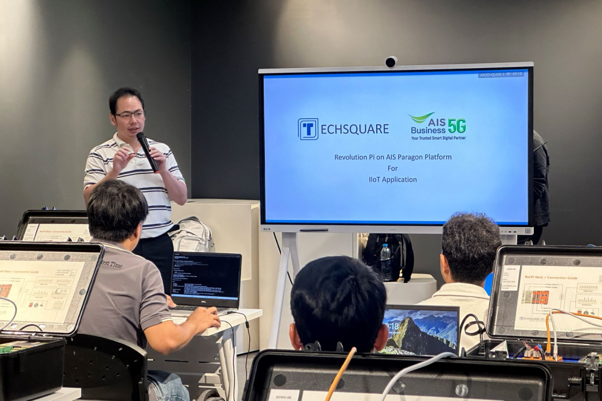 AIS Business ผนึกกำลังพันธมิตร เปิดประสบการณ์ สัมผัสการใช้งานจริง กับกิจกรรม Workshop “การประยุกต์ใช้งาน Revolution Pi สำหรับ IIoT บน AIS Paragon Platform” ณ AIS EEC อ. ศรีราชา จ. ชลบุรี