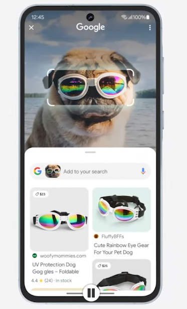 Circle to Search with Google พร้อมใช้งานแล้วบน Galaxy A55 5G 